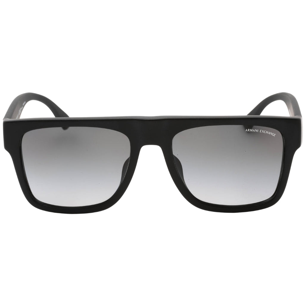 Armani Exchange Grey Gradient Lens Matte Black Sunglasses 0AX4113SF 8078T3