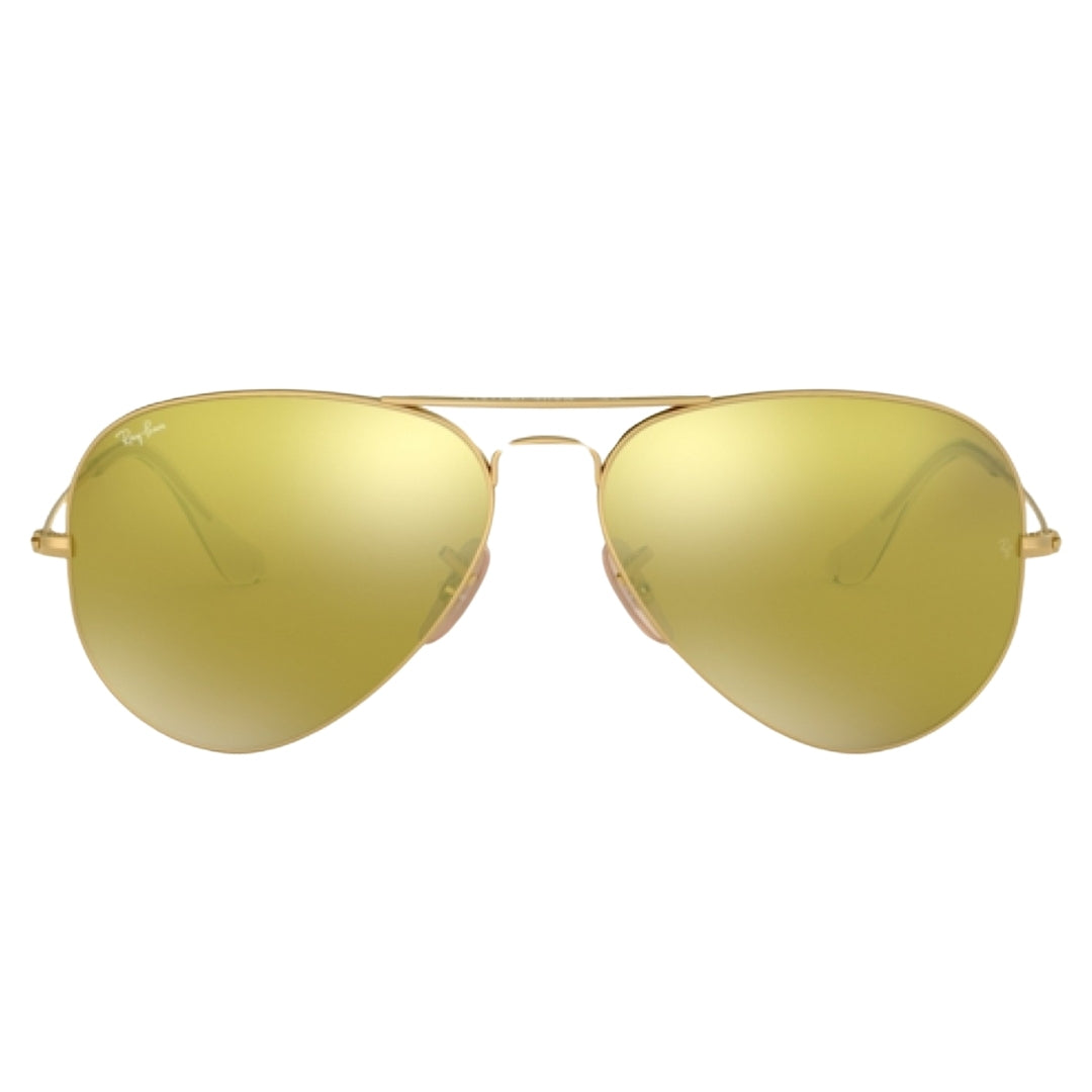 Ray-Ban Aviator Light Brown Lens Gold Sunglasses 0RB3025 112 93