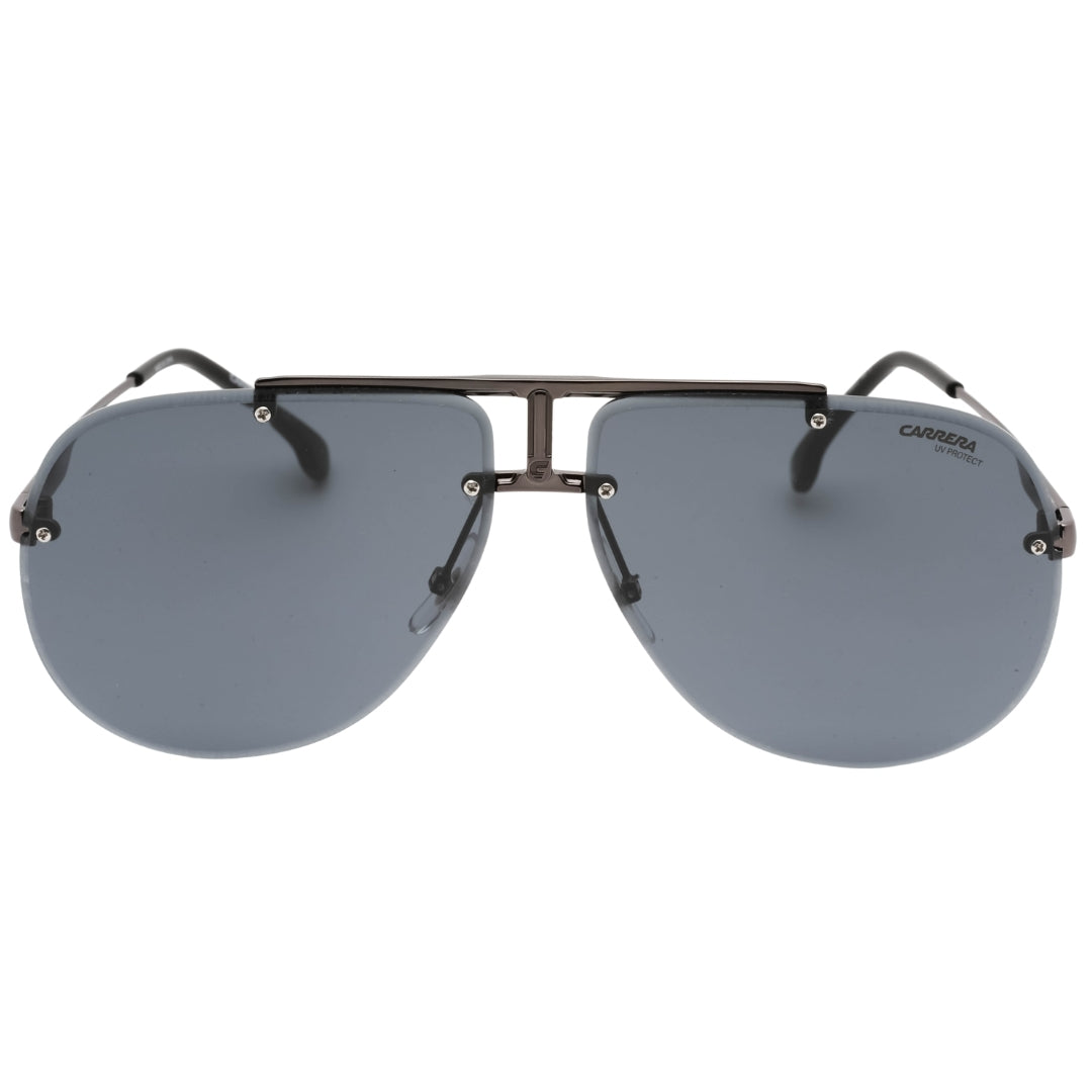 Carrera Grey Lens Ruthenium Black Sunglasses One Size