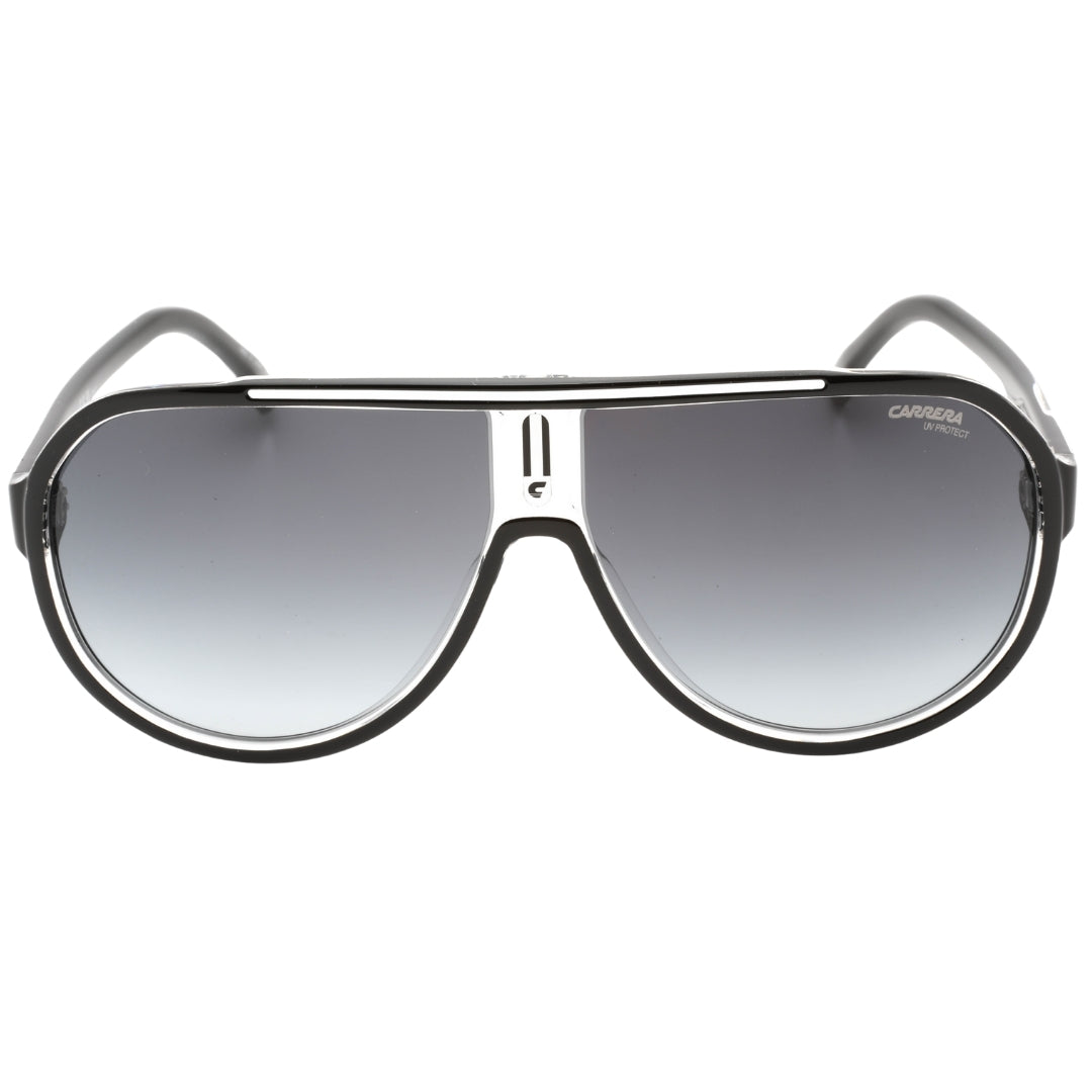 Carrera Dark Grey SF Lens White Detail Black Sunglasses One Size