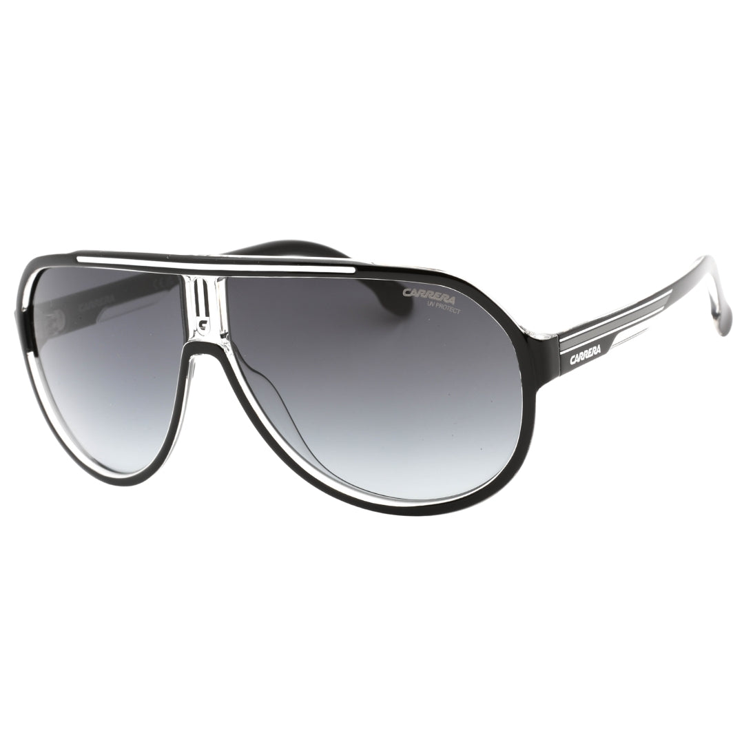 Carrera Dark Grey SF Lens White Detail Black Sunglasses One Size