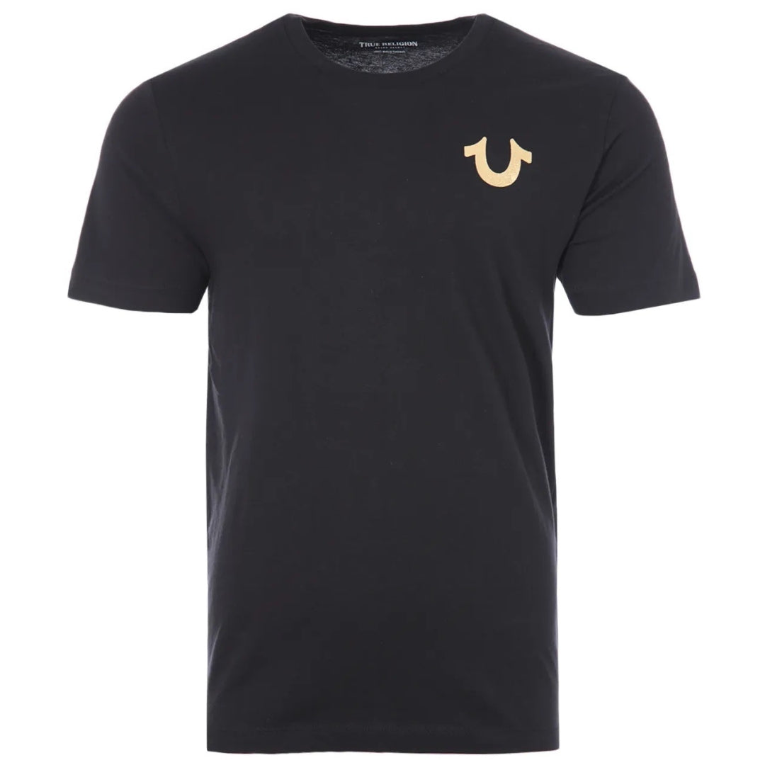 True Religion Buddha Foil Black T-Shirt 106672 Black
