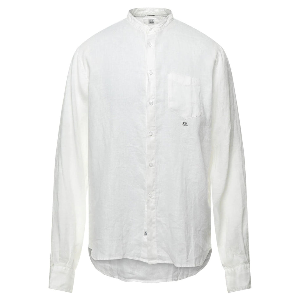 C P Company White Casual Shirt 10CMSH311A 005415G 103