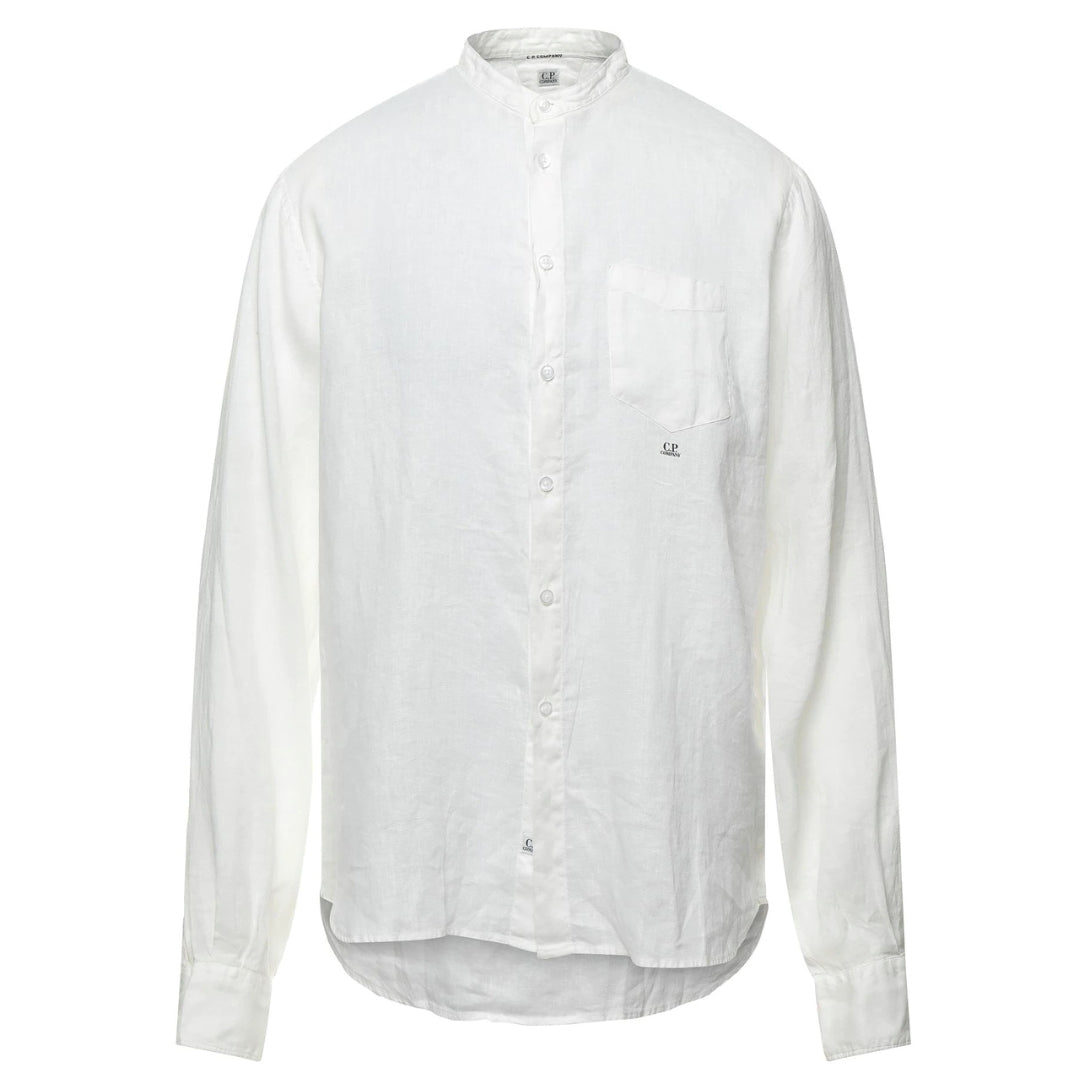 C P Company White Casual Shirt 10CMSH311A 005415G 103