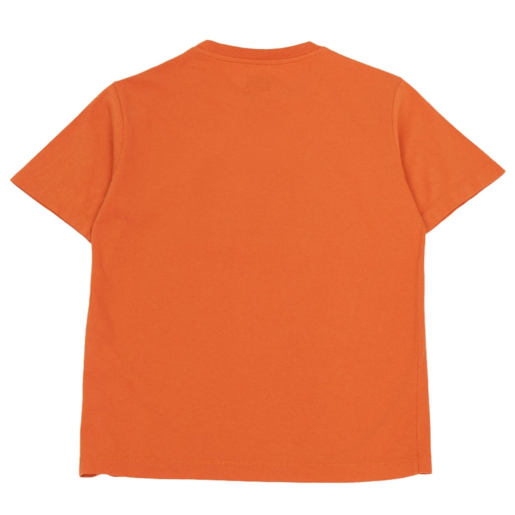 C.P. Company Patch Logo Kids Orange T-Shirt 8Y