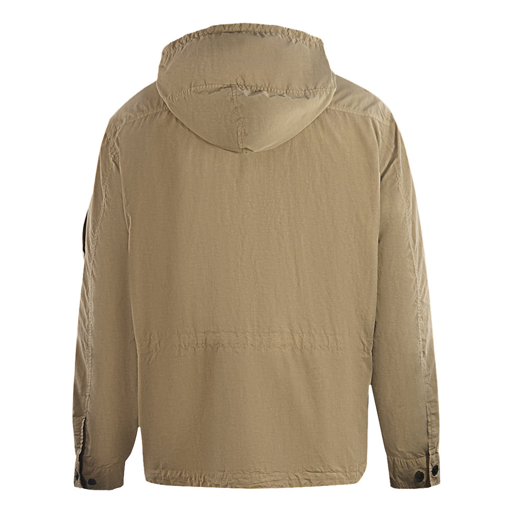 C.P. Company Flat Nylon Lead Brown Over shirt Jacket 14CMOS102A 005991G 339