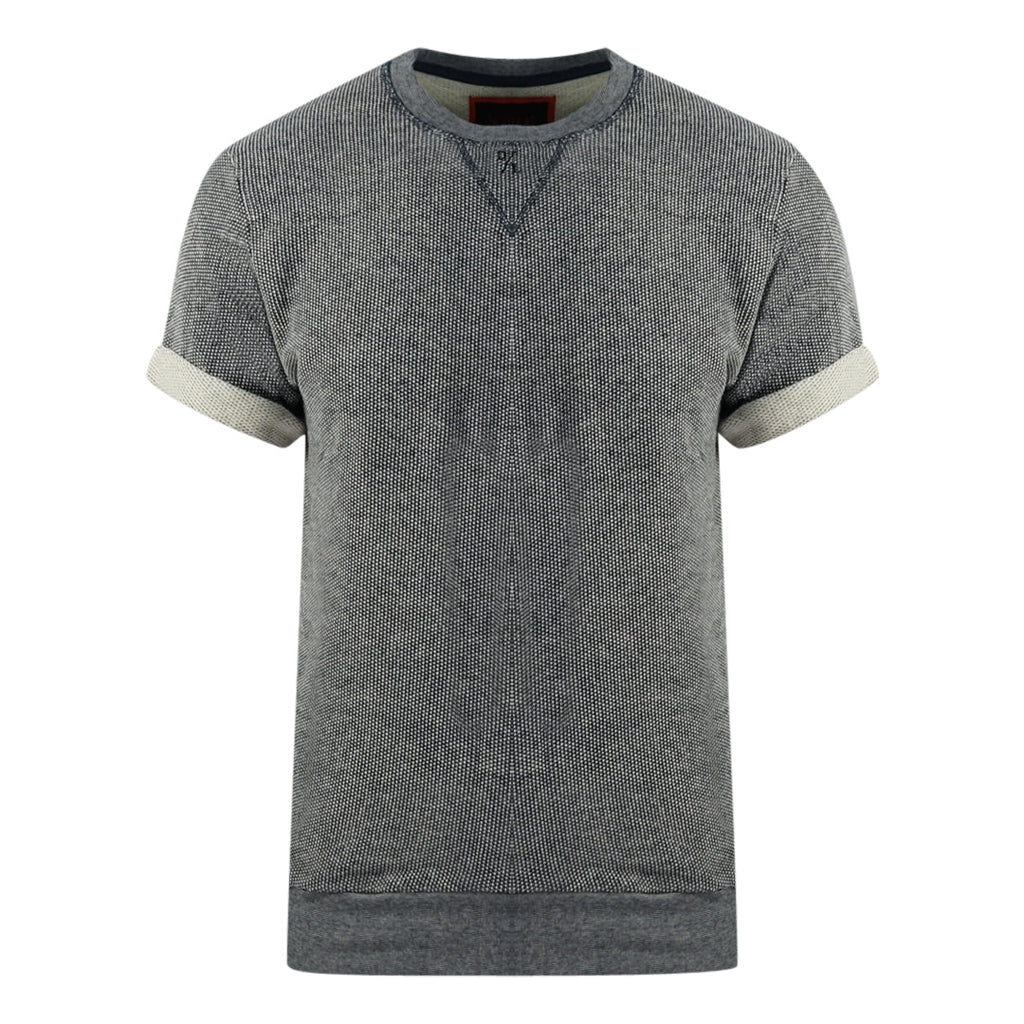 Dead Legacy Knitted Navy Blue TShirt 1708A Navy