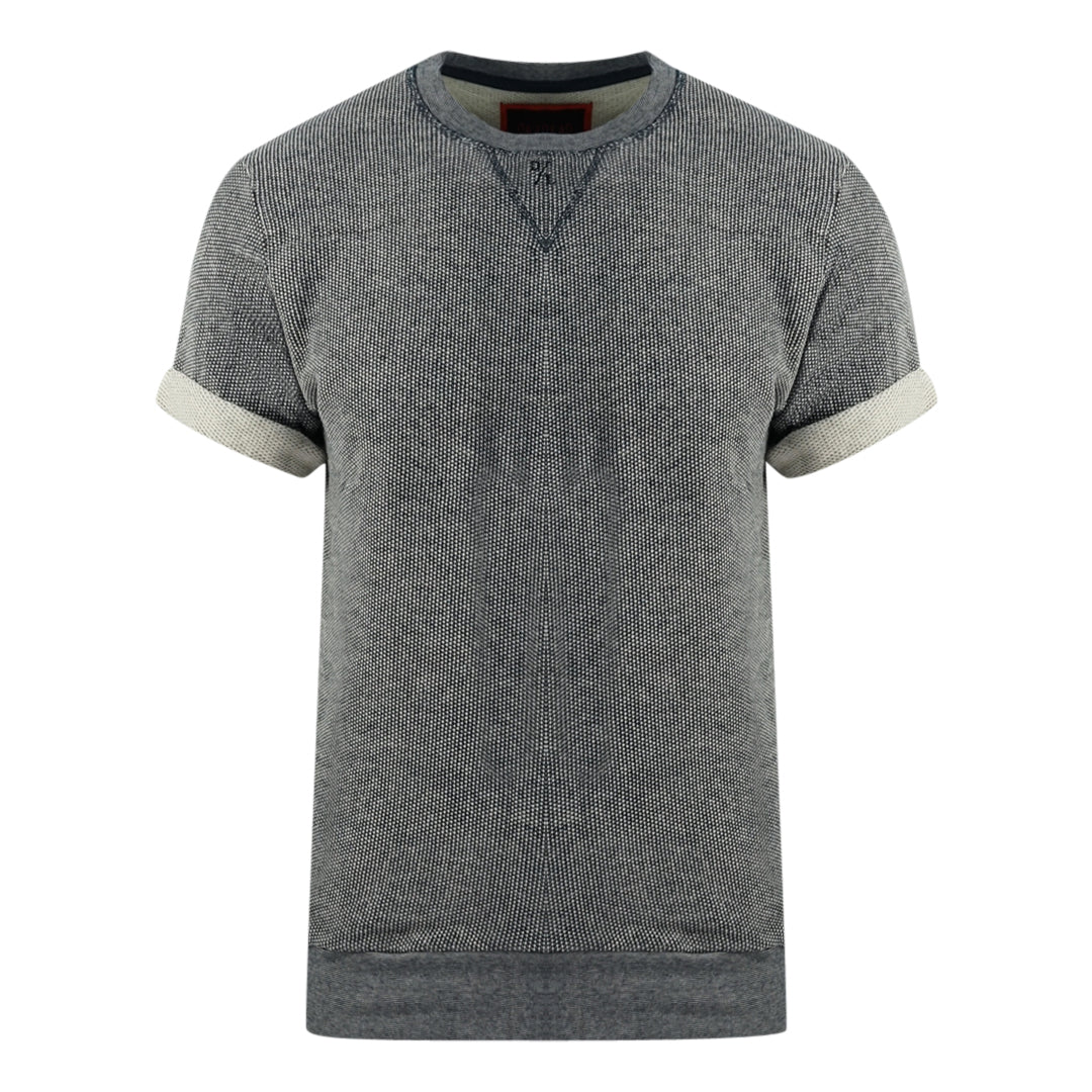 Dead Legacy Knitted Navy Blue TShirt 1708A Navy