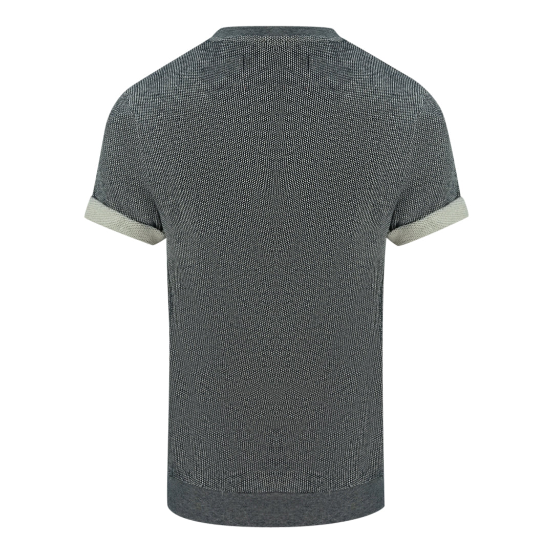 Dead Legacy Knitted Navy Blue TShirt 1708A Navy