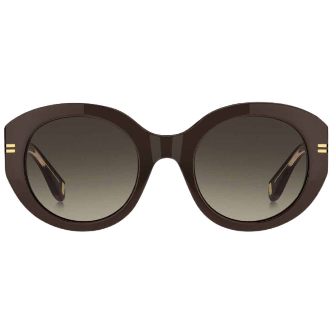 Marc Jacobs Brown Rounded Framed Brown Gradient Lensed Sunglasses MJ 1110 009Q HA