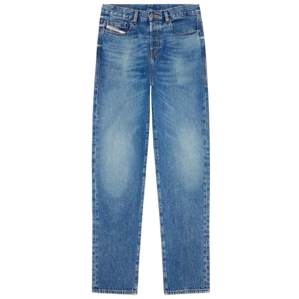 Diesel 2020 D-VIKER PANTALONI 0GYCT Blue 5 pockets Mens W31 / 32L