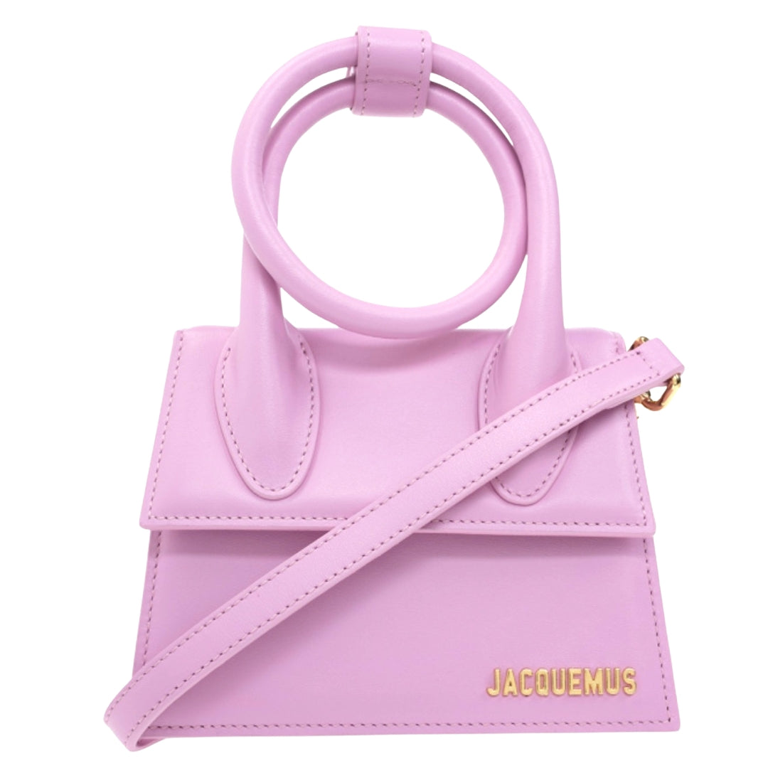 Jacquemus Le Chiquito Noeud Light Pink 213BA005-3060-410 PINK BAGS Womens One Size