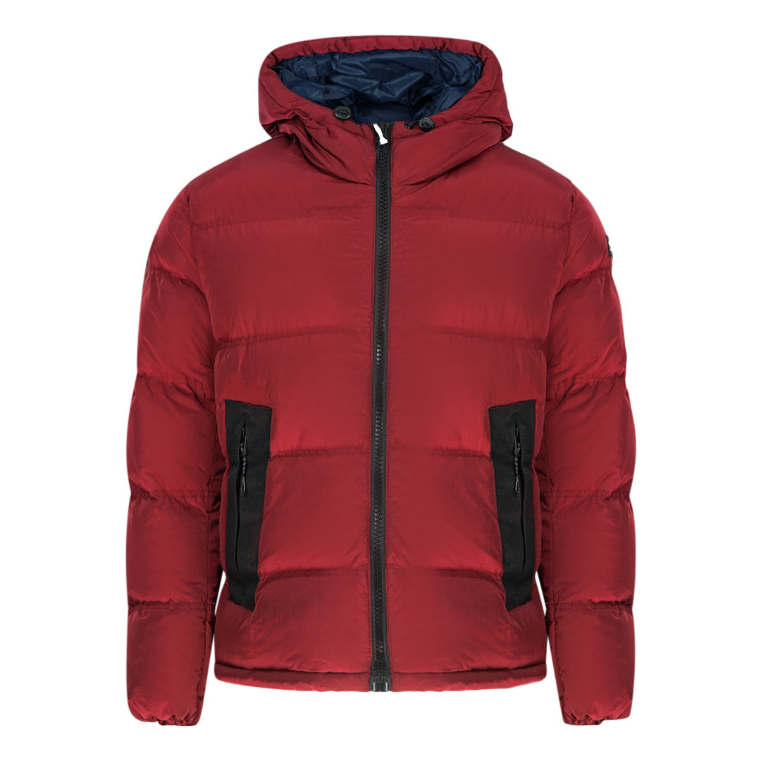 Champion Branded Red Hooded Padded Jacket 214881 RS501
