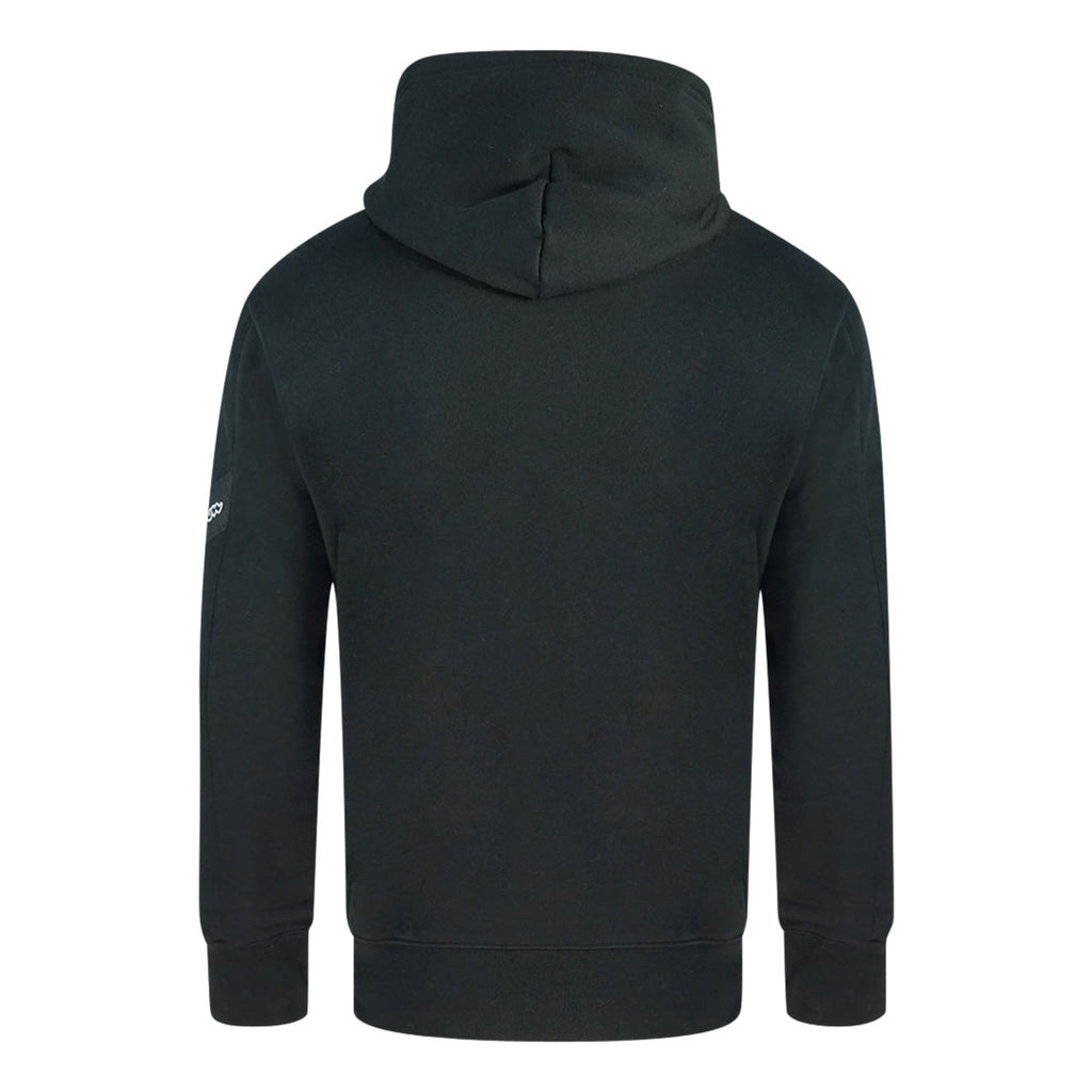 Champion Asymmetric Pocket Logo Black Hoodie 216549 KK001