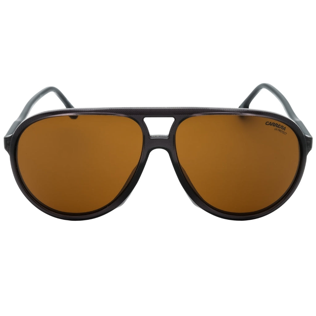 Carrera Brown Polarized Lens Grey Sunglasses One Size