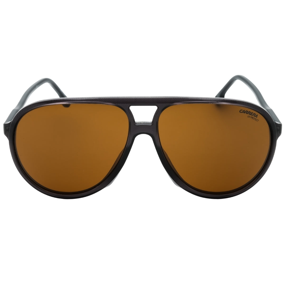 Carrera Brown Polarized Lens Grey Sunglasses One Size
