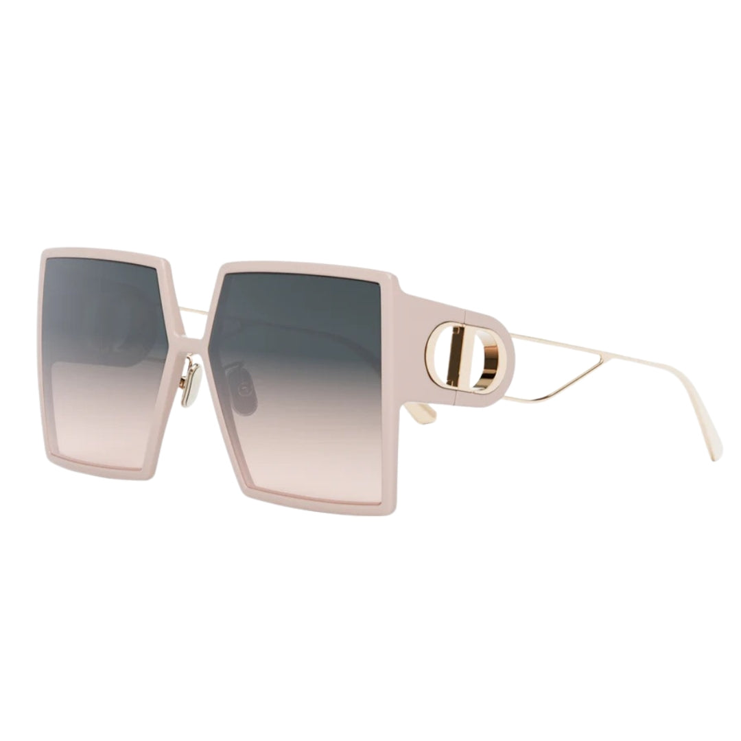 Dior 30Montaigne Su Cd40030U 40Al 72B Pale Pink Frame Smoke Grey Lens Sunglasses Womens