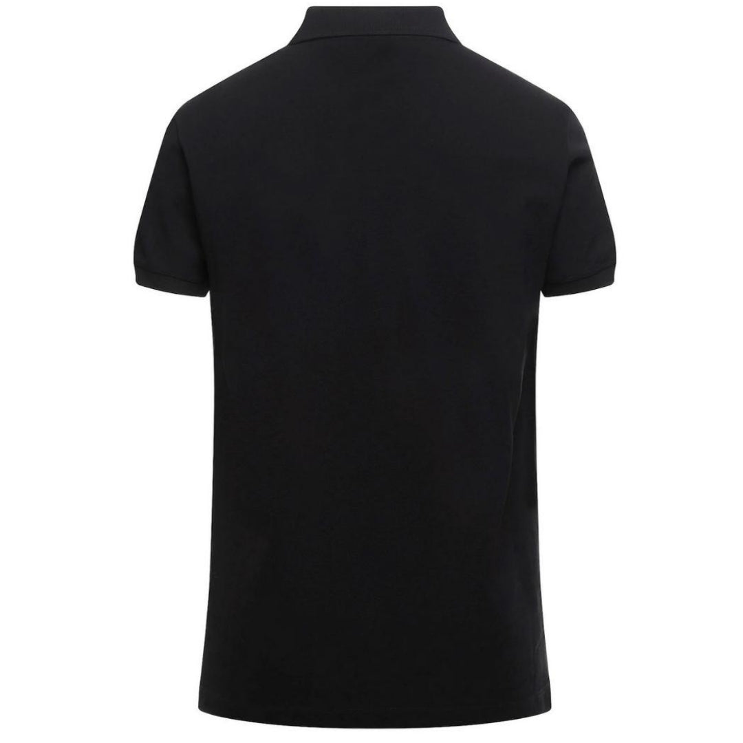 Diesel T Weet Spilt Black Polo Shirt