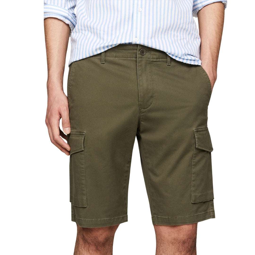 Tommy Hilfiger Army Green John Cargo Short