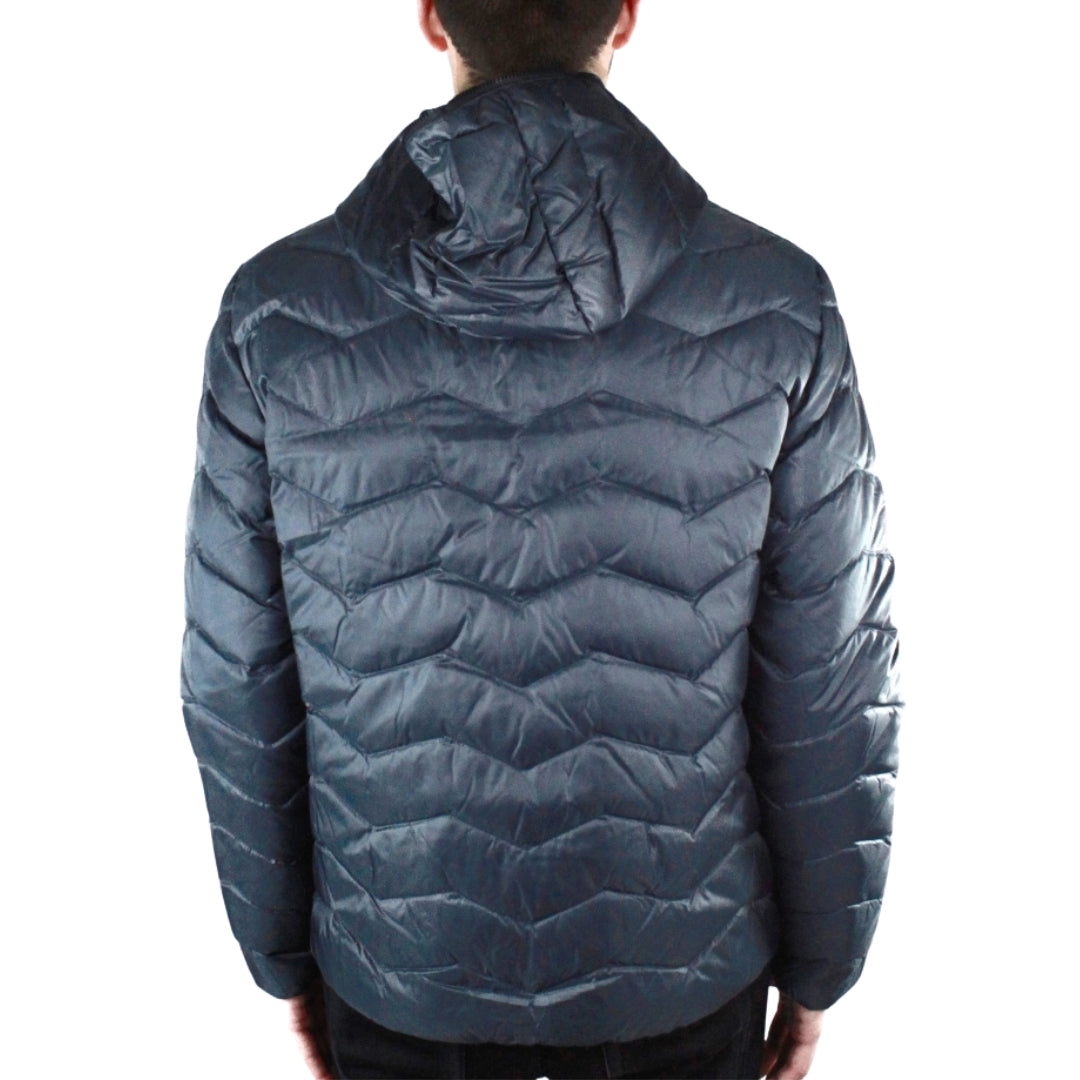 EA7 Dark Blue Full Zip Closure Jacket