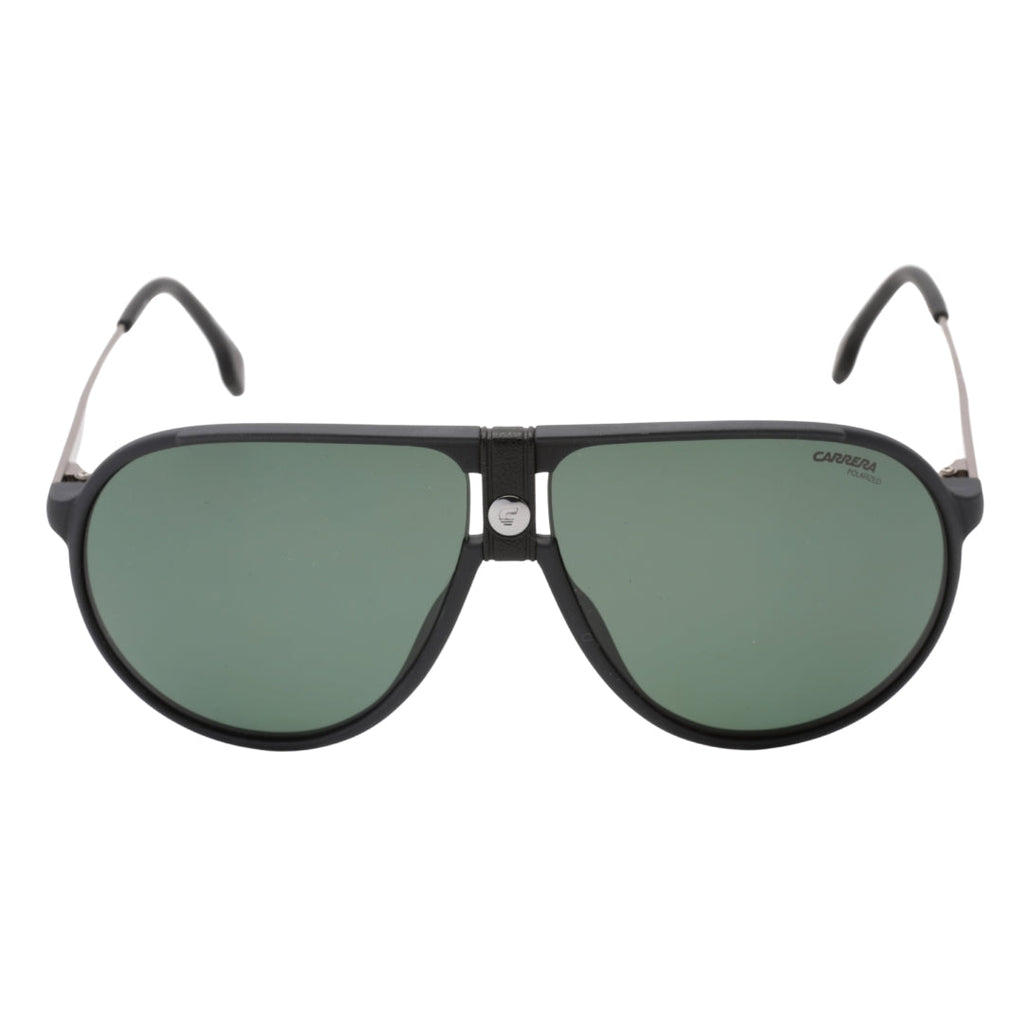 Carrera 1034/S 0003 UC Matte Black  / Green Polarized Sunglasses One Size
