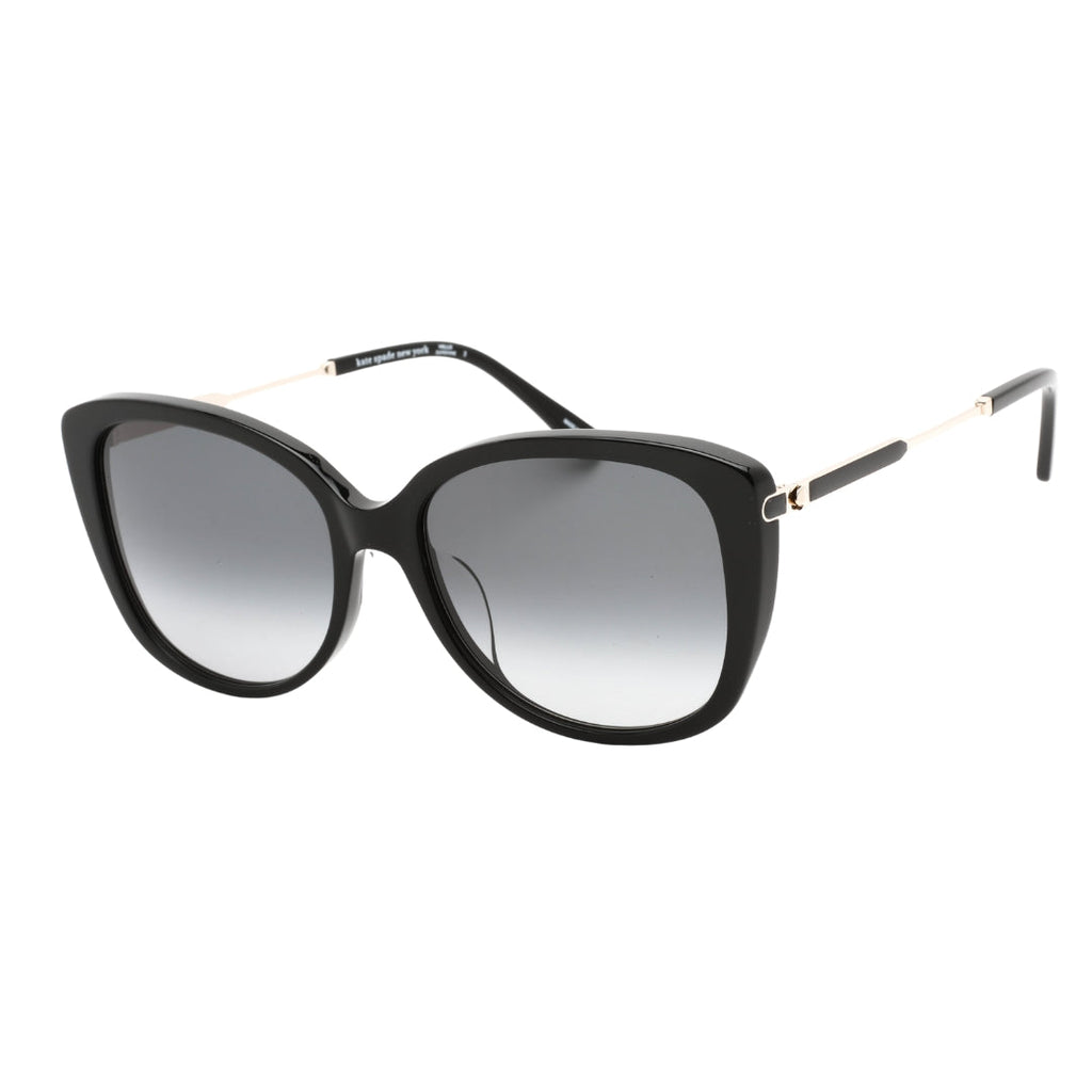 Kate Spade Lorene/F/S 0807 9O Black / Grey Shaded Sunglasses Female One Size