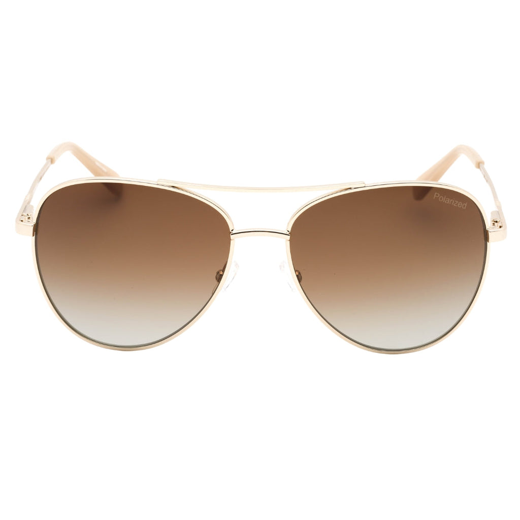 Banana Republic Brown SF PZ Lens Light Gold Sunglasses One Size