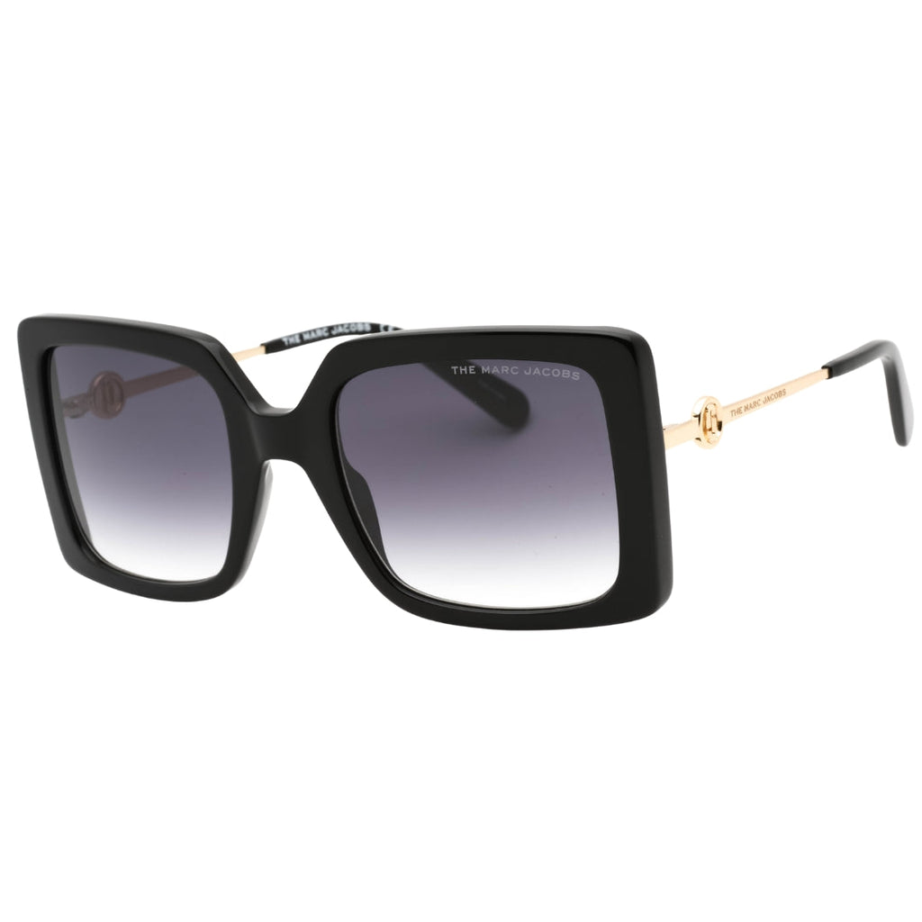 Marc Jacobs Grey Lens Black Square Sunglasses One Size