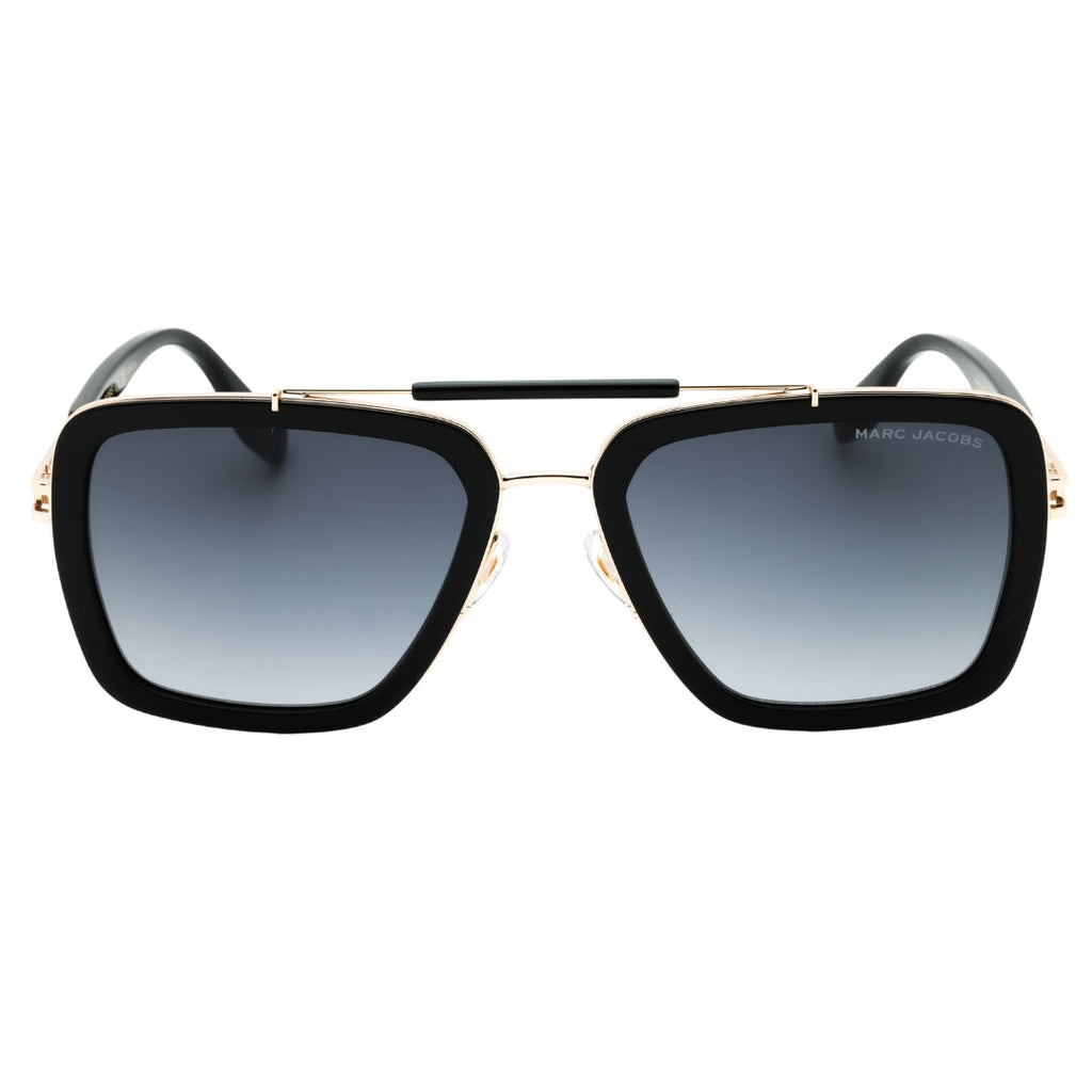 Marc Jacobs MARC 674/S 0807 9O Black/Gold/Grey Gradient Sunglasses Male One Size
