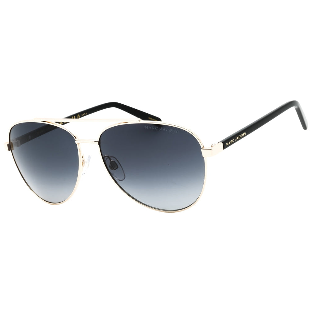 Marc Jacobs Marc 760/S 0Rhl 9O Gold/Black/Dark Grey Gradient Sunglasses Female One Size