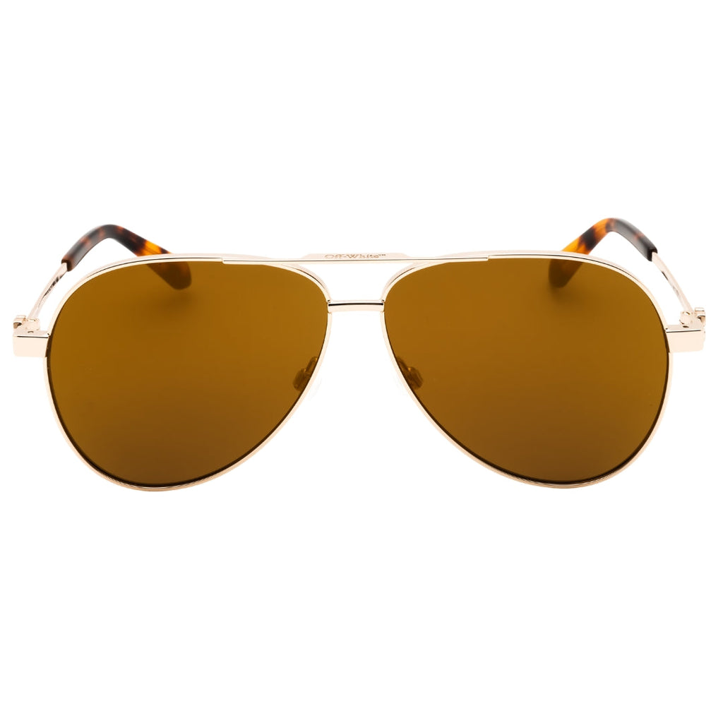 Off-White Ruston L 7676 Gold / Gold  Mirror Sunglasses One Size