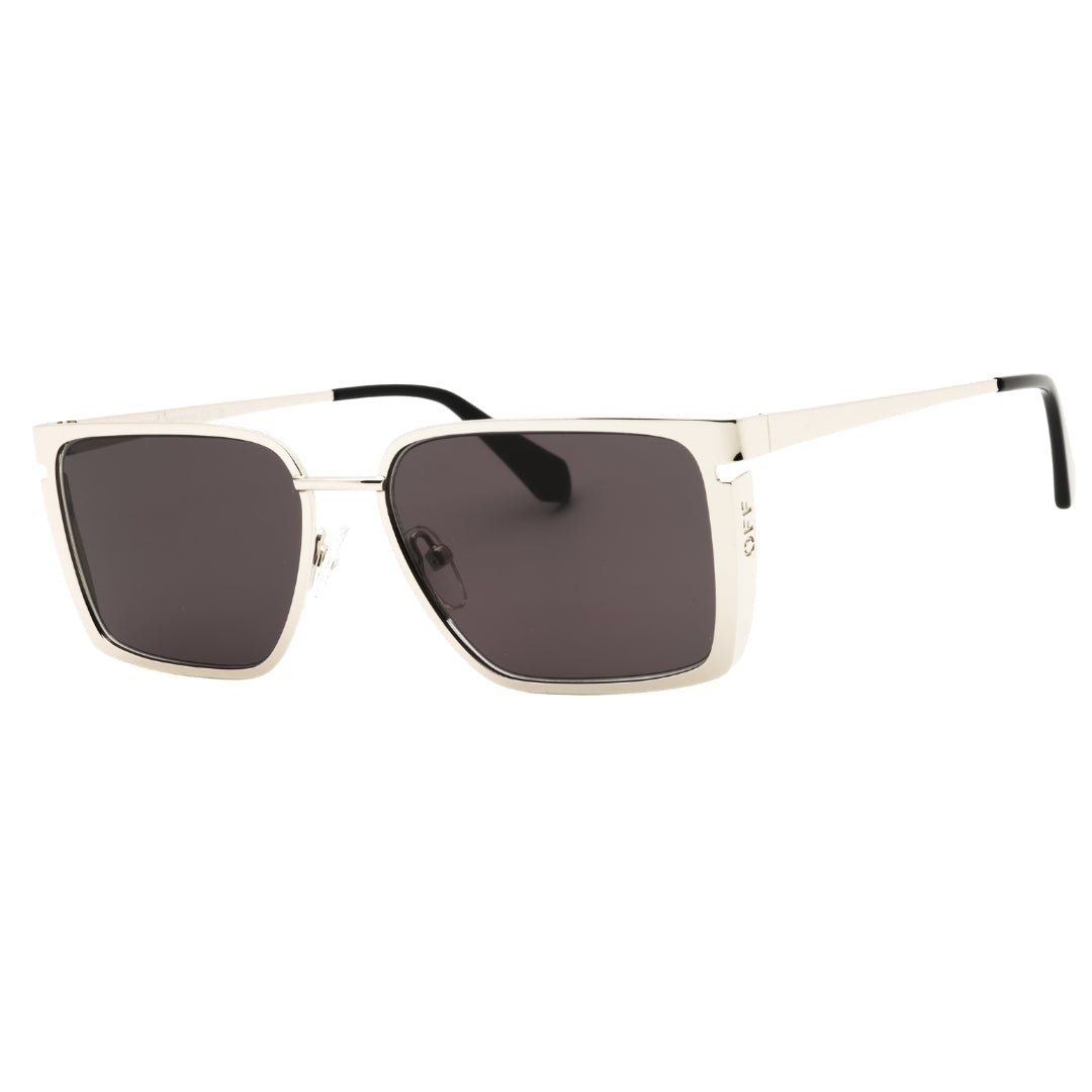 Off White Yoder 7207 Silver Dark Grey Sunglasses