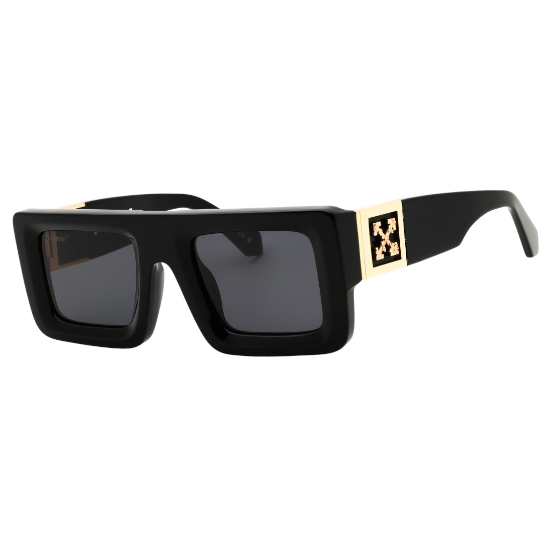 Off-White Leonardo 1007 Black / Dark Grey Sunglasses One Size