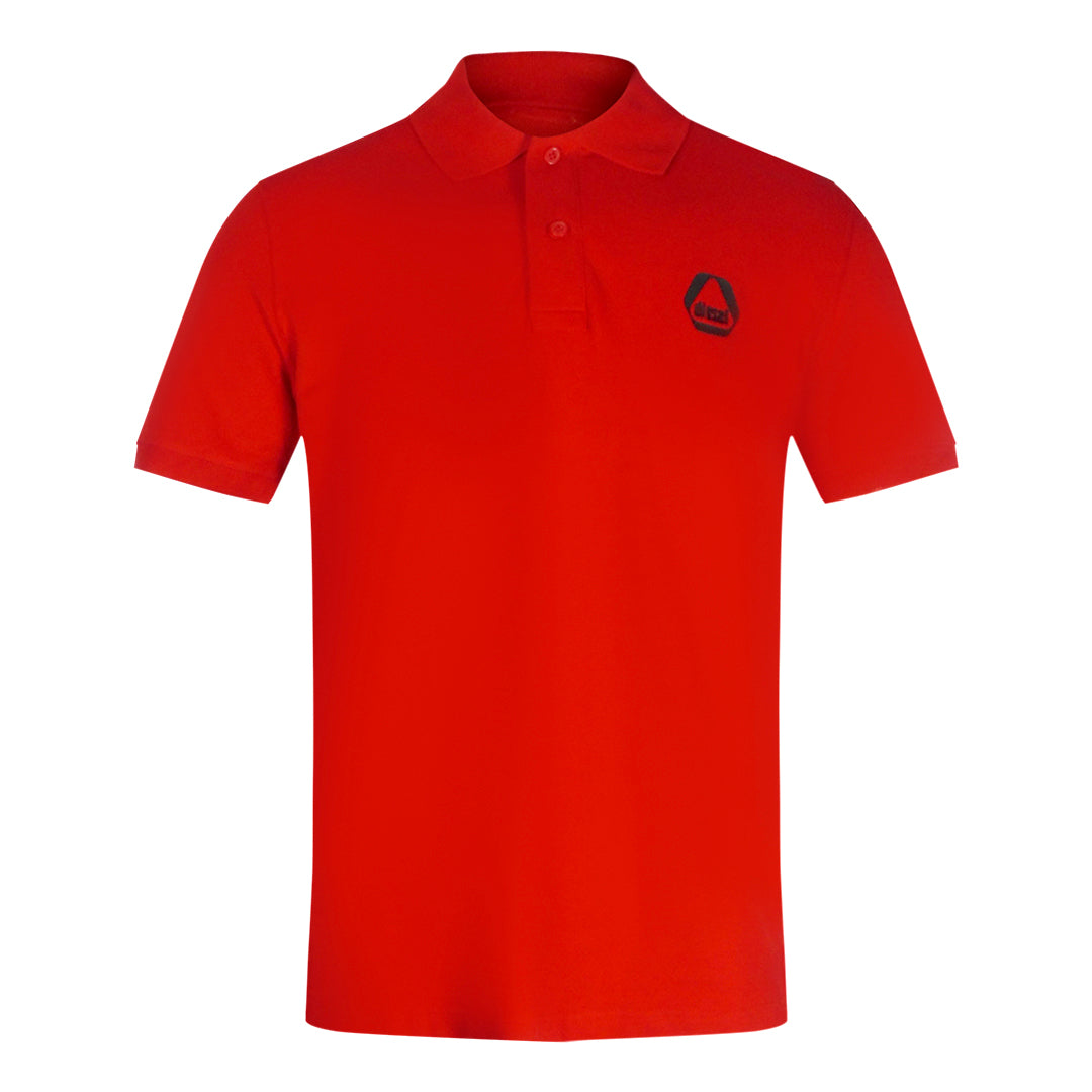 Diesel T-SMITH 8-3 POLO RQIAH 42A Red Polos M S