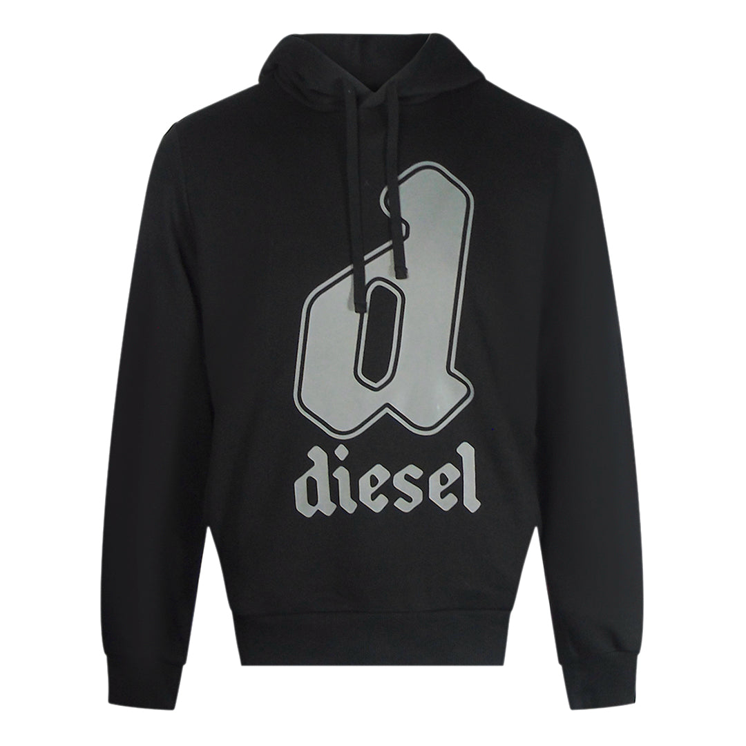 Diesel S-GINNOUT 13-A FELPA RIAJH 900 Black Hoodie M S
