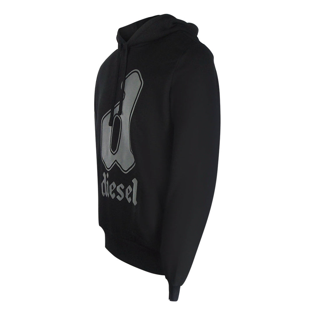 Diesel S-GINNOUT 13-A FELPA RIAJH 900 Black Hoodie M S