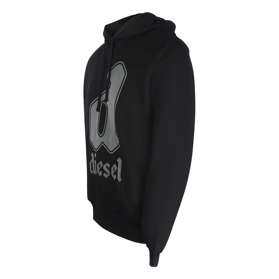 Diesel S-GINNOUT 13-A FELPA RIAJH 900 Black Hoodie M S