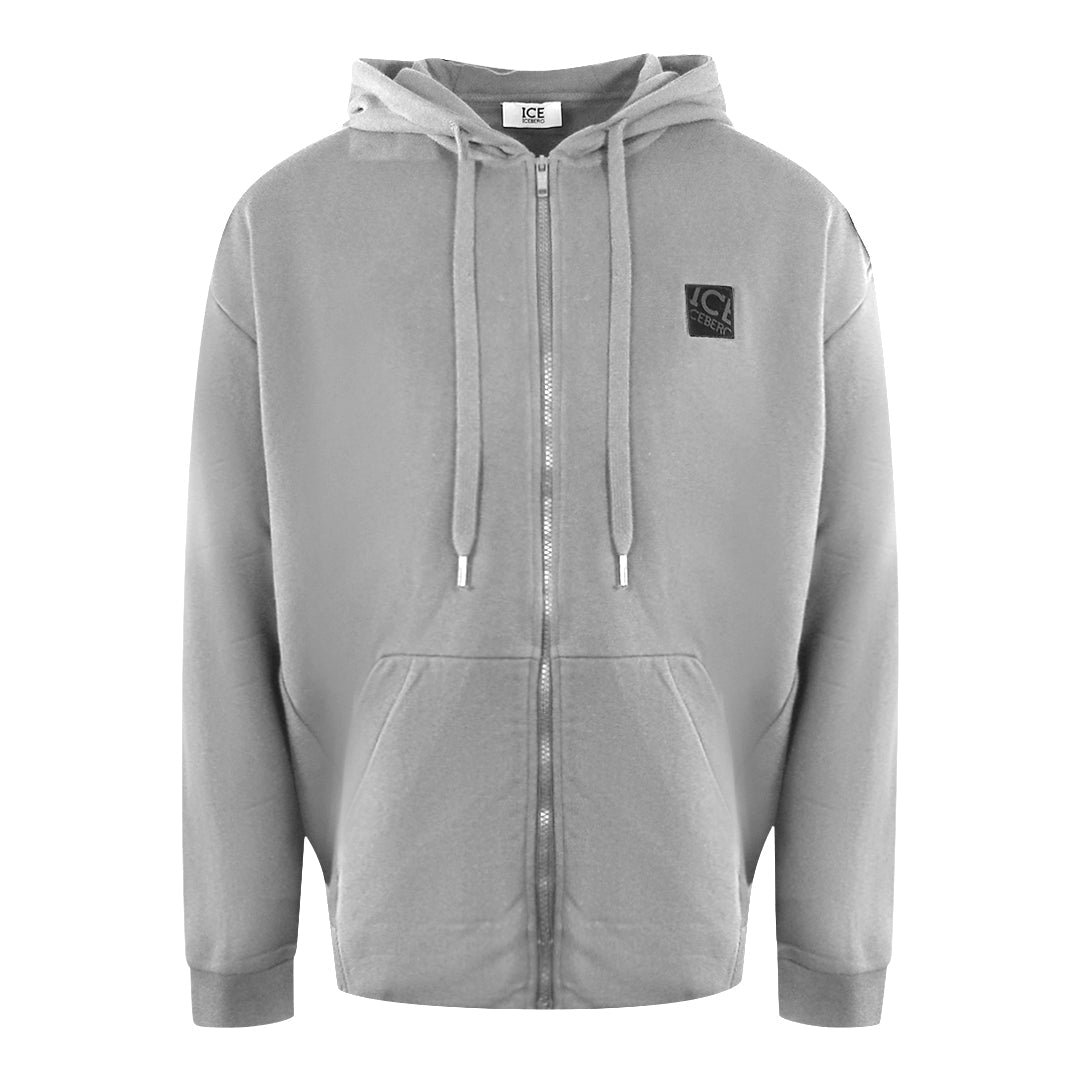 Ice Iceberg S1M-E04163418989 Grey Zip Hoodie Mens M
