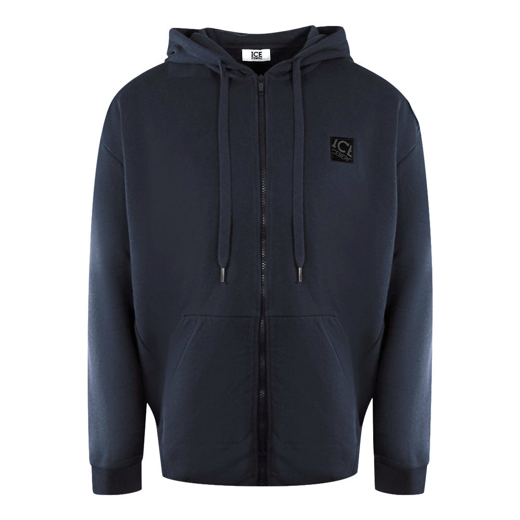 Ice Iceberg S1M-E04163416685 Navy Blue Zip Hoodie Mens M