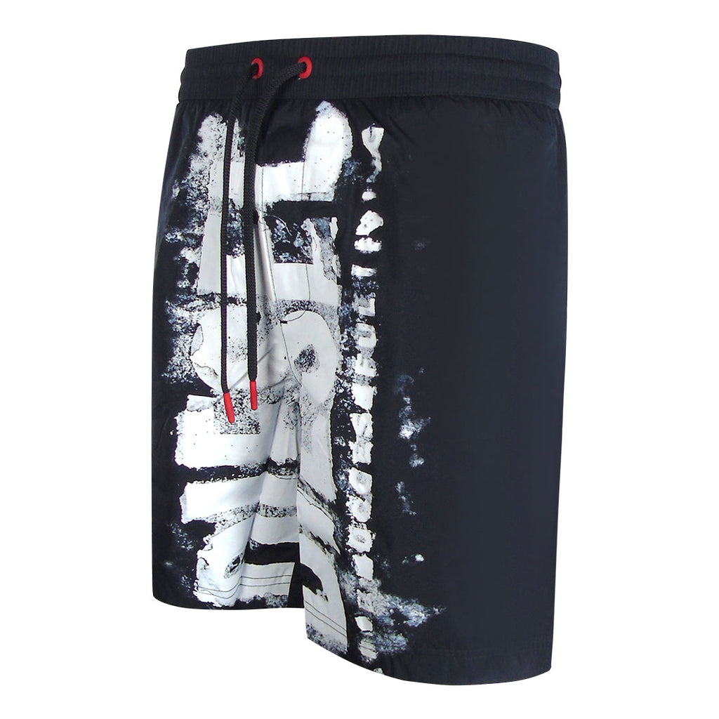 Diesel BMBX-POWEL-47.5 CALZONCINI E0013 Black Beach Shorts Mens M
