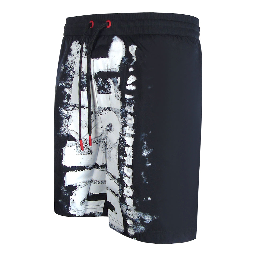Diesel BMBX-POWEL-47.5 CALZONCINI E0013 Black Beach Shorts Mens M