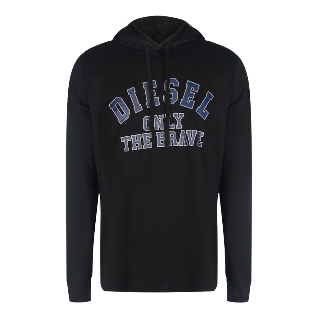 Diesel T-JUST-LS-HOOD-OUT MAGLIETTA RPATI 900 Black T-Shirt M S