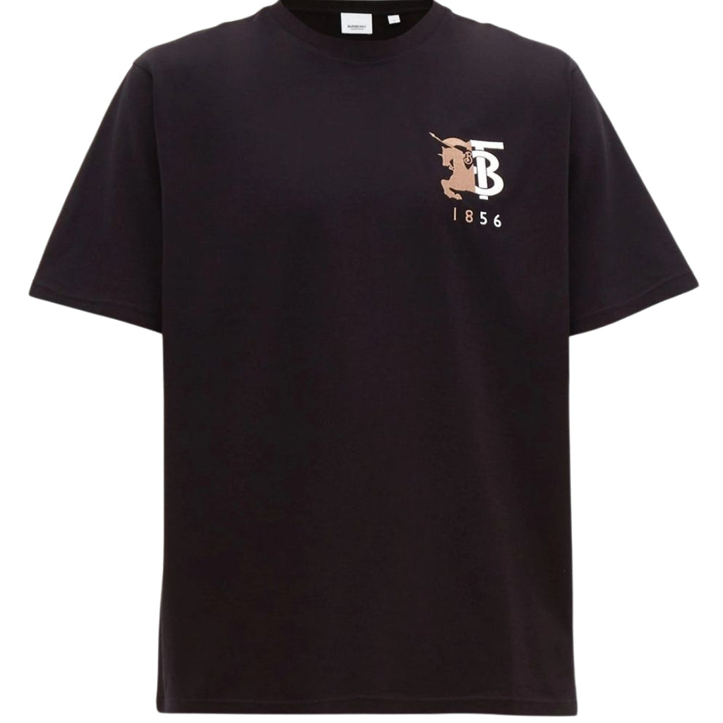Burberry 1856 Logo Black T Shirt