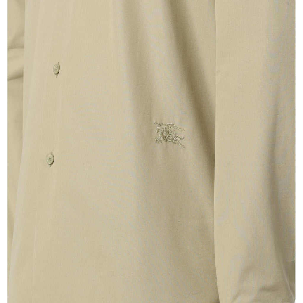 BURBERRY 8076432 Burberry Equestrian Knight-Motif Buttoned Shirt HUNTER (Green) CASUAL SHIRT MALE L