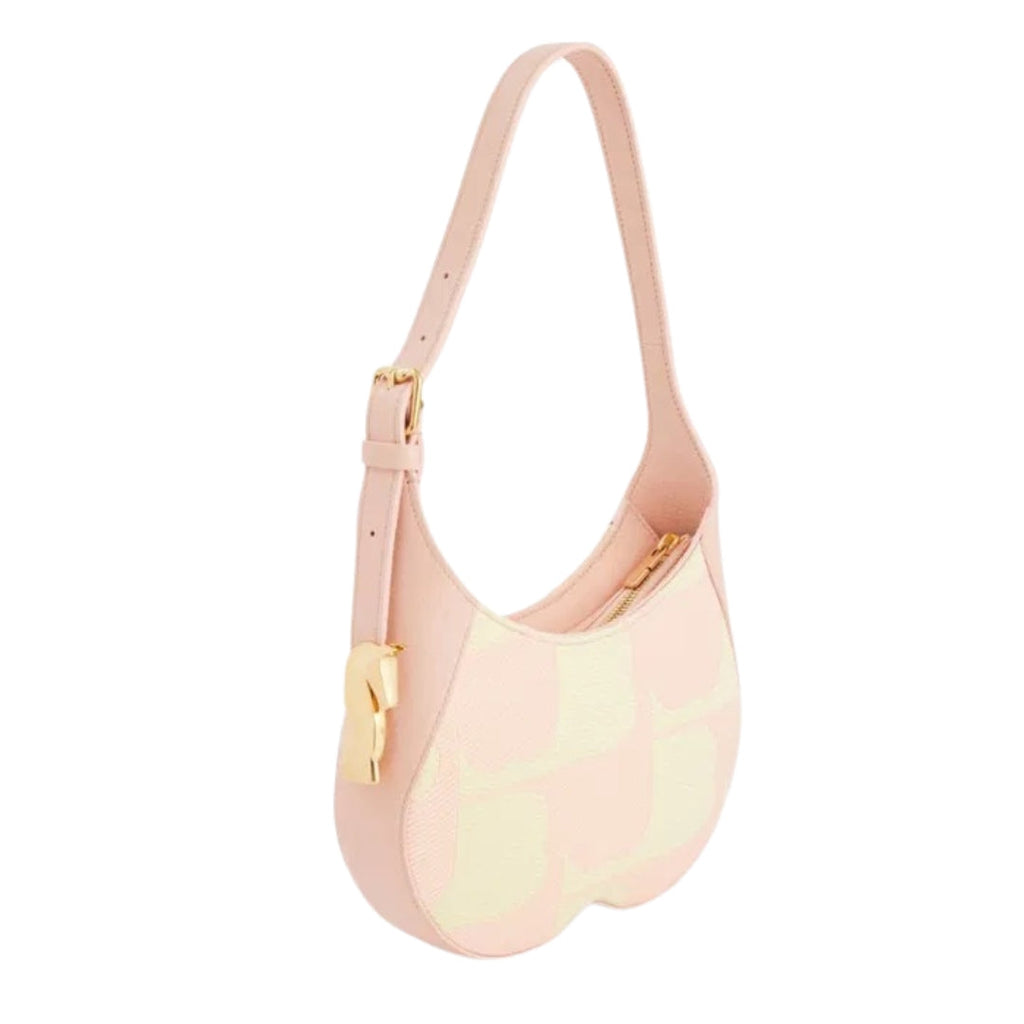 BURBERRY 8081518 Chess Small Leather Shoulder Bag BLUSH (Pink) BAG WOMENS One Size