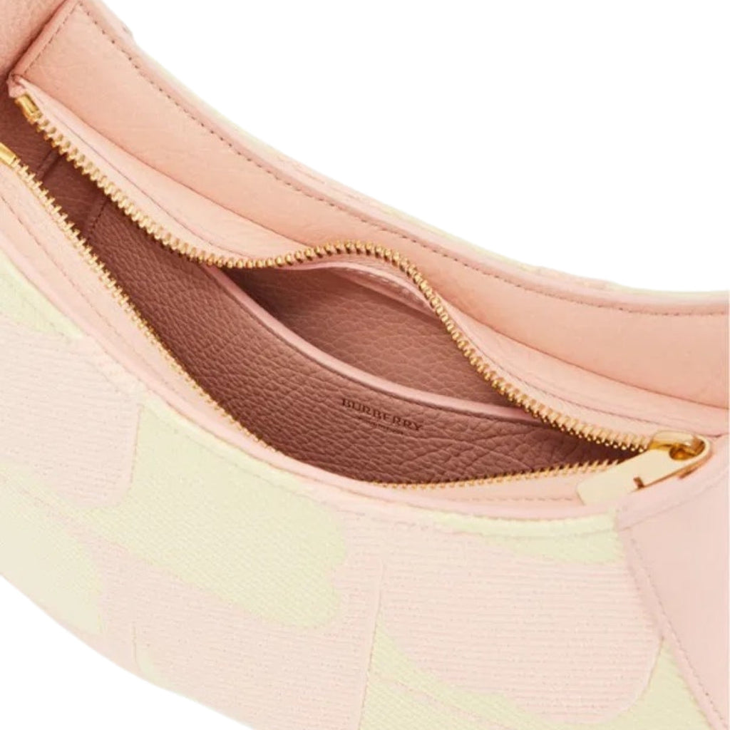 BURBERRY 8081518 Chess Small Leather Shoulder Bag BLUSH (Pink) BAG WOMENS One Size