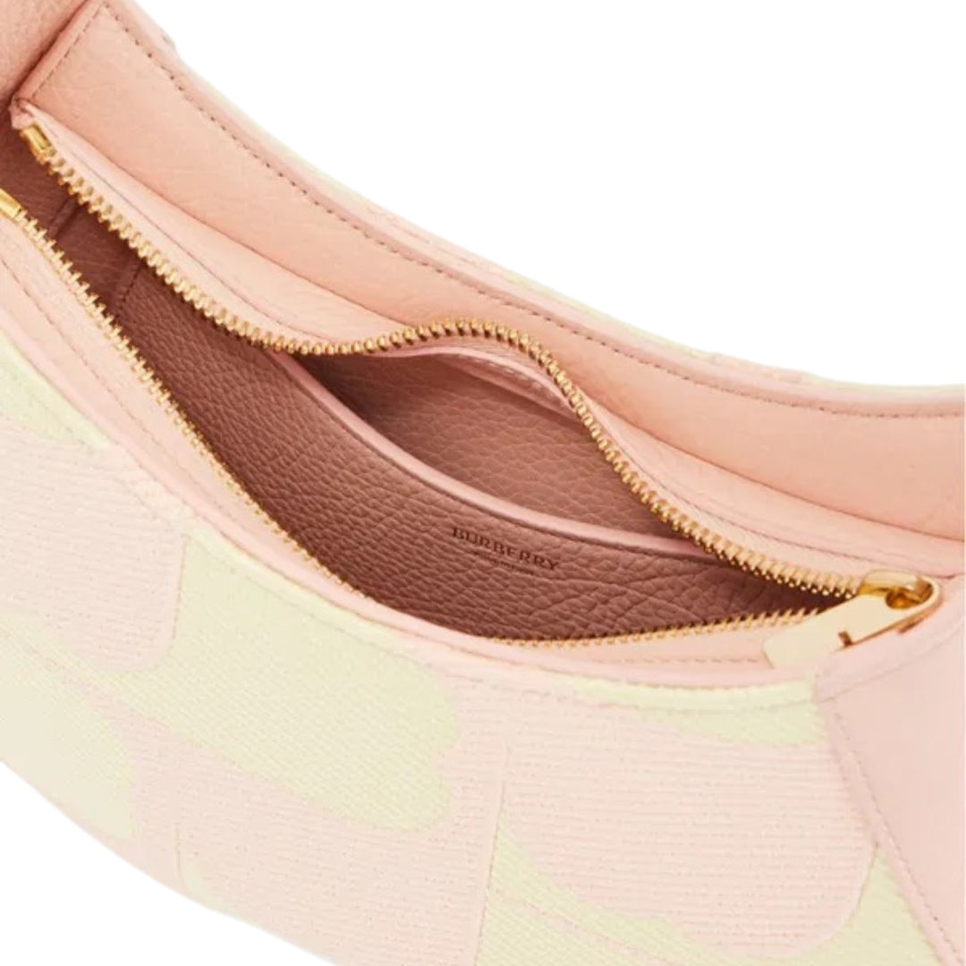 BURBERRY 8081518 Chess Small Leather Shoulder Bag BLUSH (Pink) BAG WOMENS One Size