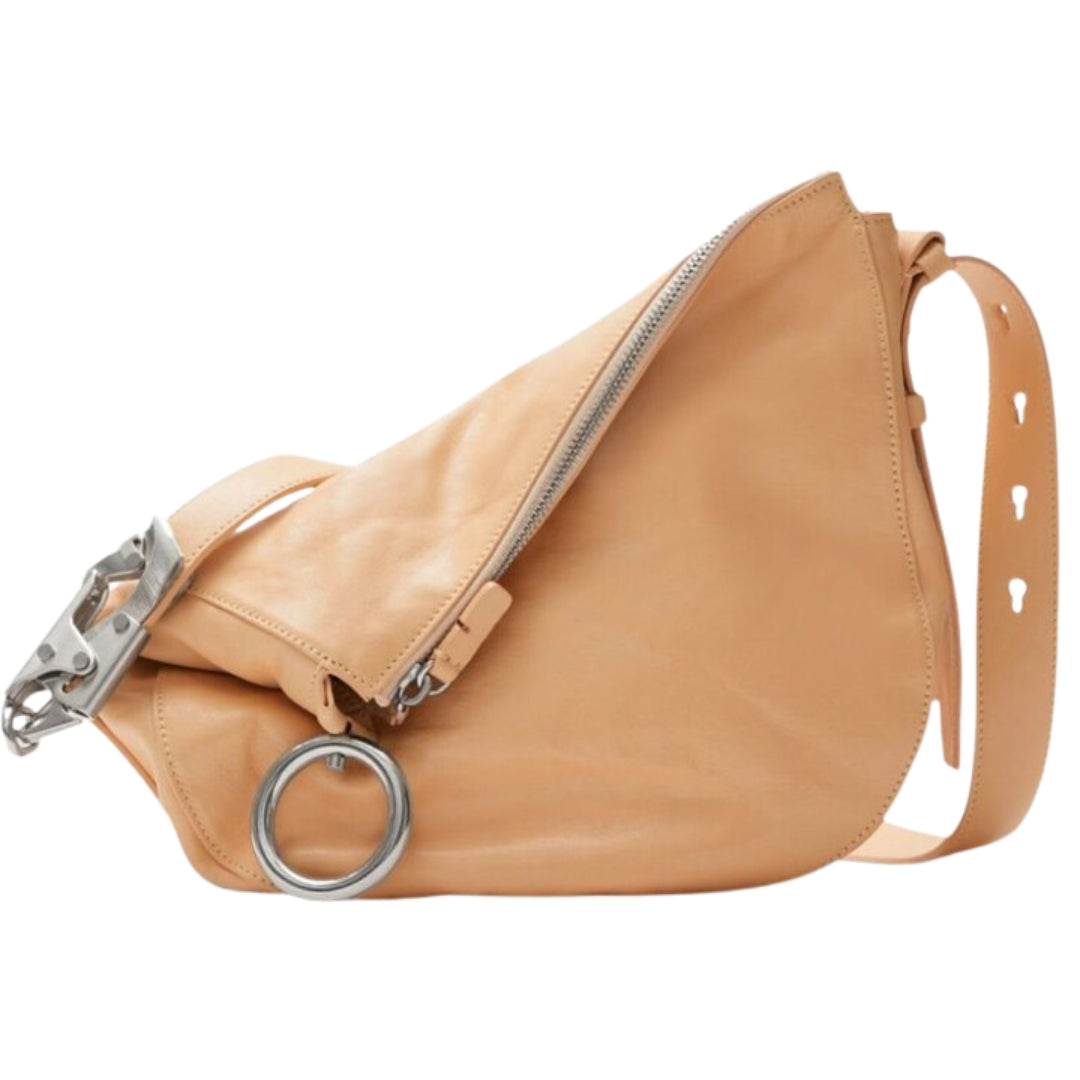 BURBERRY 8082395 Burberry small knight leather shoulder bag PEACH (Light Brown) BAG WOMENS One Size