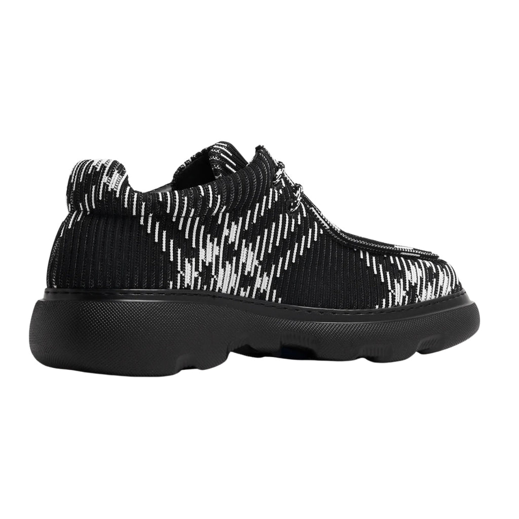 BURBERRY 8083408 Burberry Checked Creeper round-toe derby Trainers BLACK IP CHECK Trainers MALE UK 10