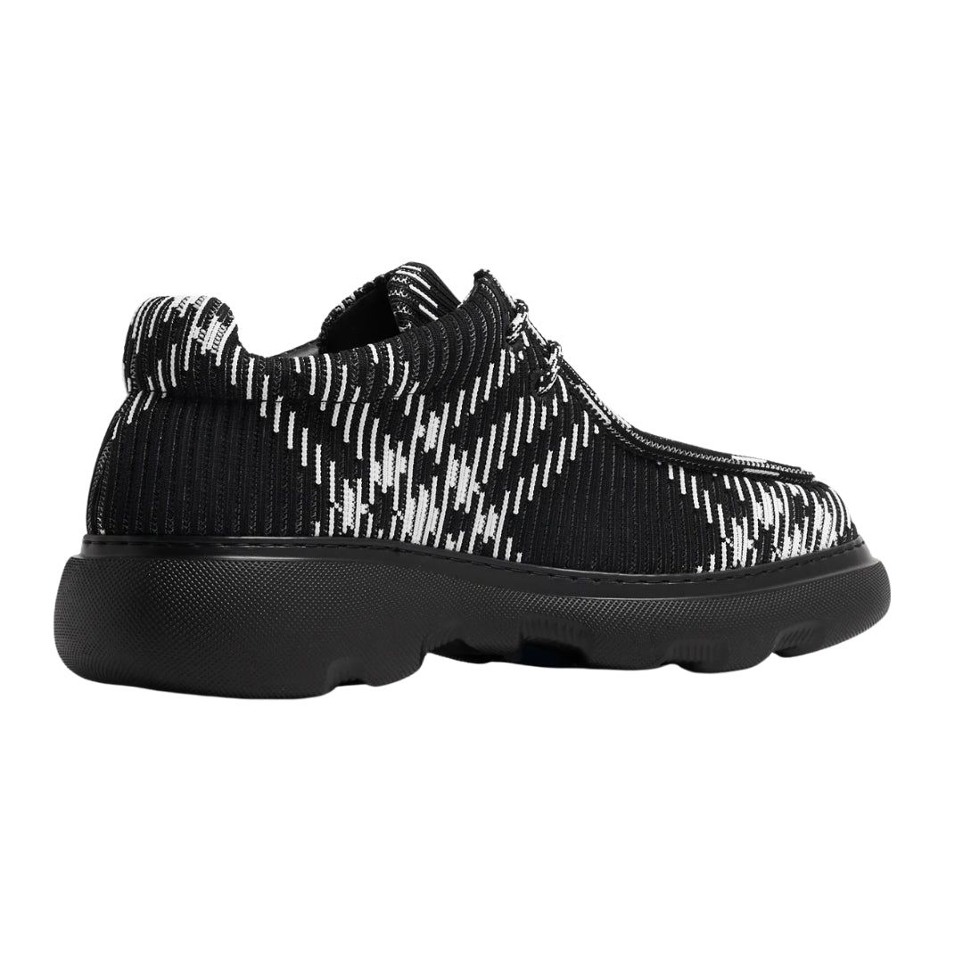 BURBERRY 8083408 Burberry Checked Creeper round-toe derby Trainers BLACK IP CHECK Trainers MALE UK 10